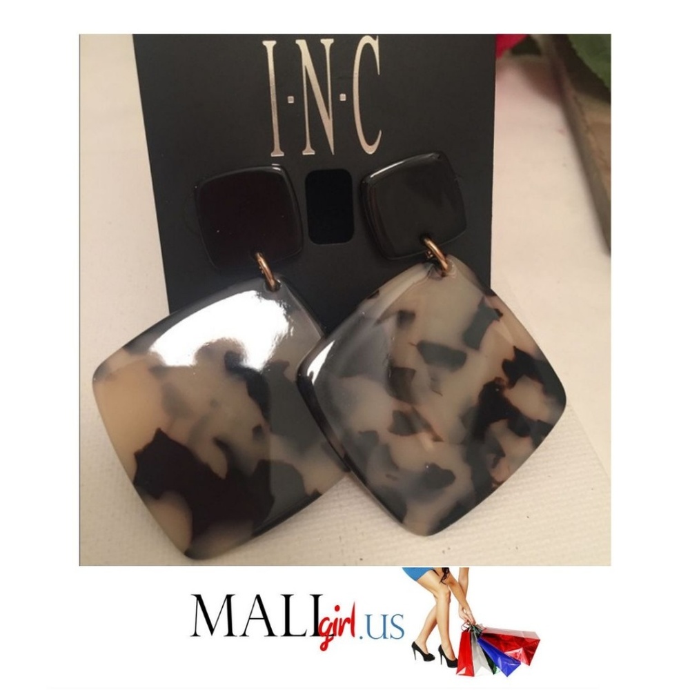 Leopard Print Boho Drop Dangle Earrings by INC Animal Print